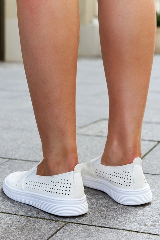 Beige luftige Slipper-Sneakers Dafina