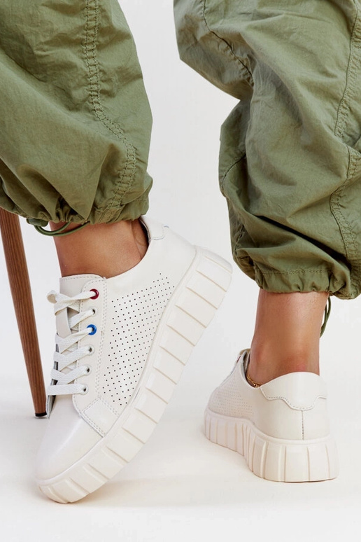 Beige Leder Sneakers Zvonka Beige Leder Sneakers Zvonka