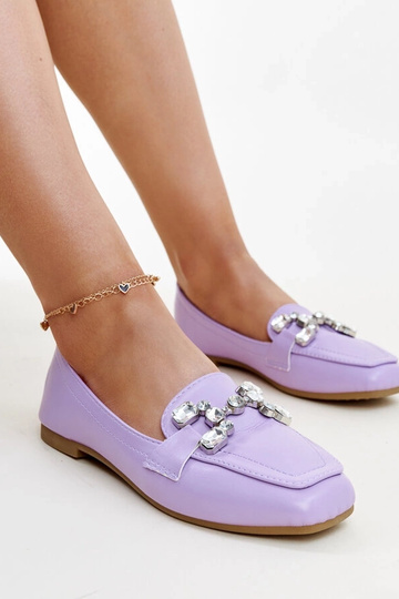 Lila Loafer mit...