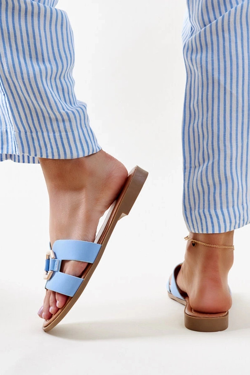 Blaue Isana Flip-Flops mit Schnalle