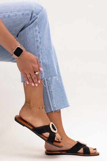 Schwarze Flip-Flops mit... 2