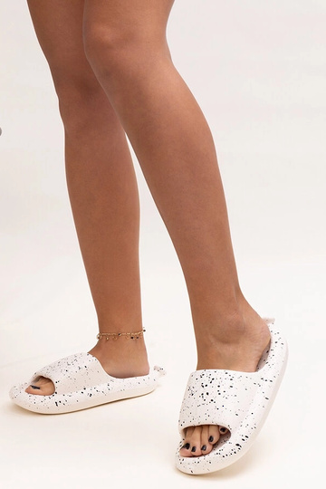 Weiße Flip-Flops mit...