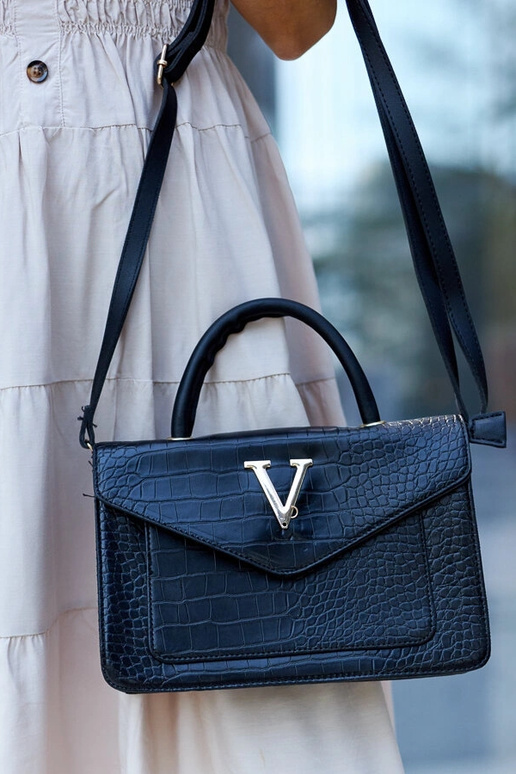 Barsa Schultertasche mit Krokodilmuster Barsa Schultertasche mit Krokodilmuster