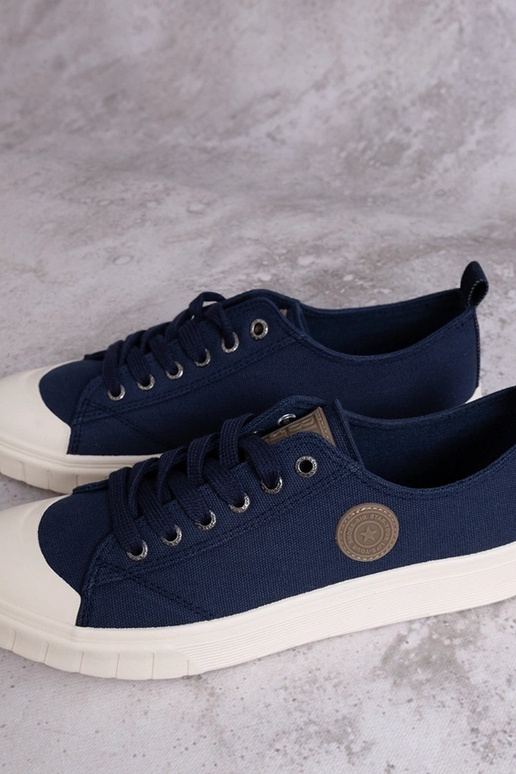 Dunkelblaue Sneakers Big Star... Dunkelblaue Sneakers Big Star...