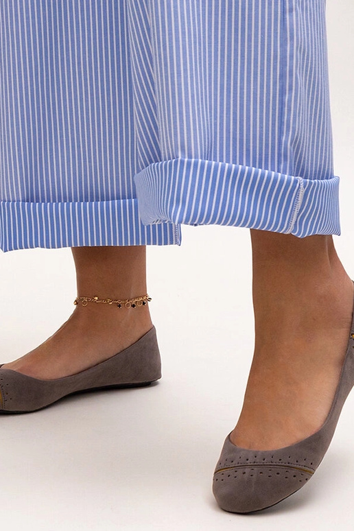 Graue klassische Ballerinas Dorris