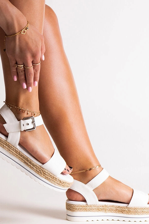 Weiße Sandalen Big Star LL274871