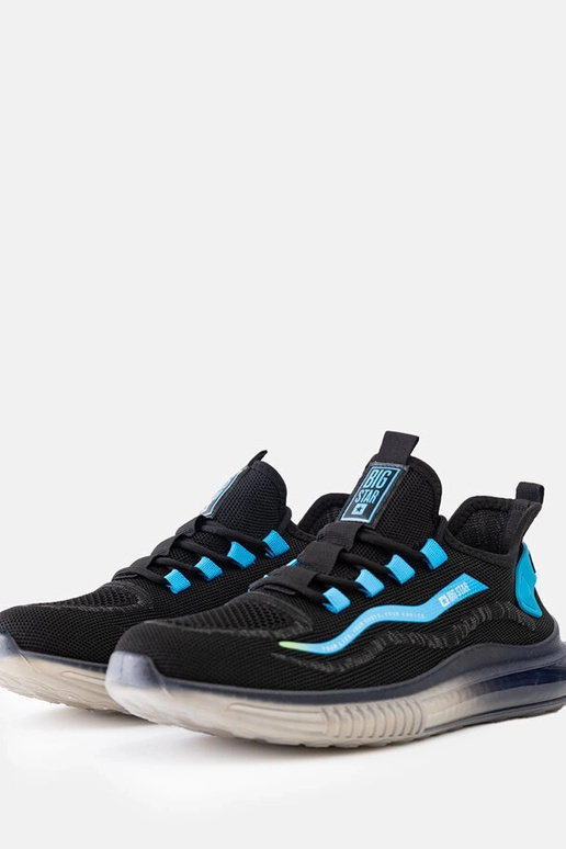 Schwarze Turnschuhe Big Star NN174450