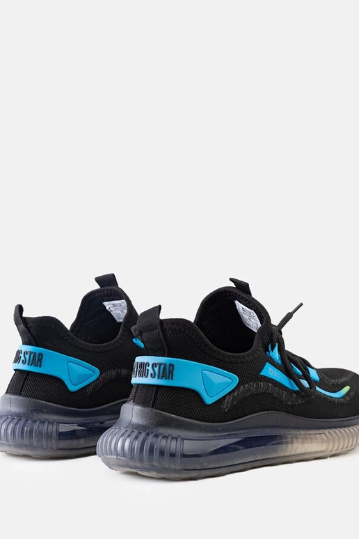 Schwarze Turnschuhe Big Star NN174450