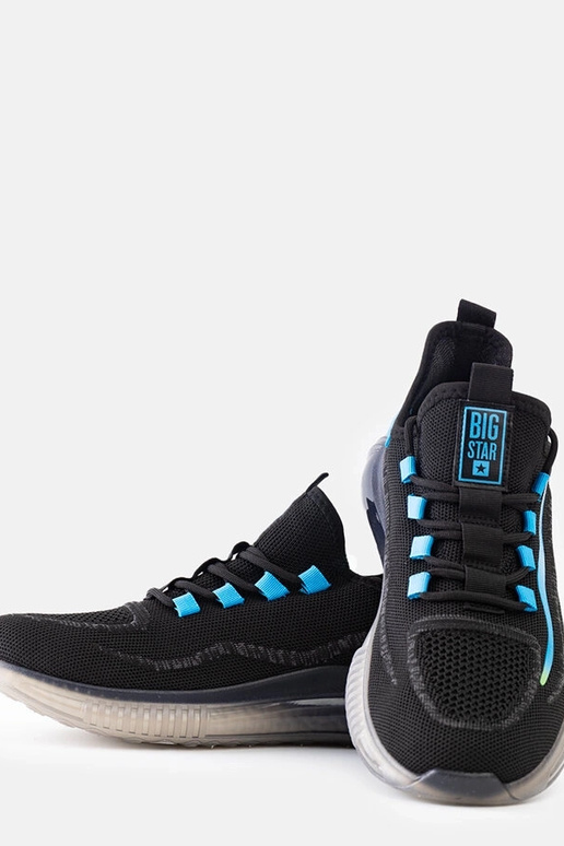 Schwarze Turnschuhe Big Star NN174450