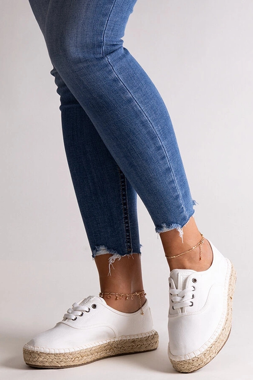 Big Star LL274833 101 weiße Espadrilles Big Star LL274833 101 weiße Espadrilles