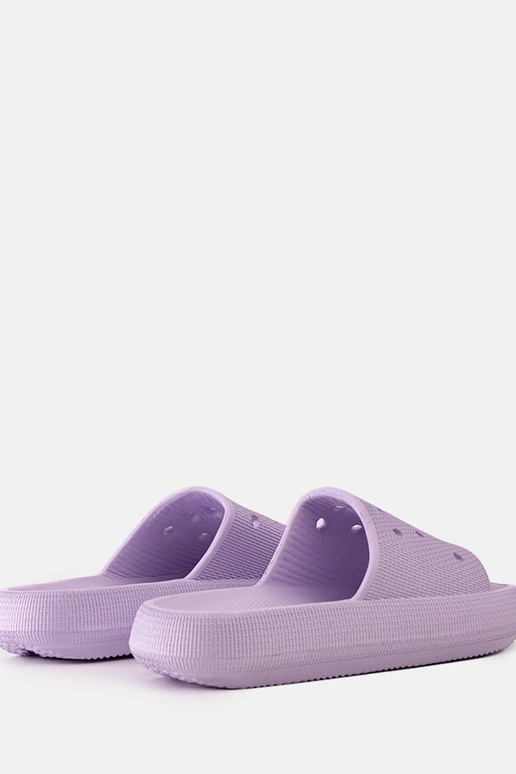 Perforierte Pantoletten „Adonay“ in Lila Perforierte Pantoletten „Adonay“ in Lila