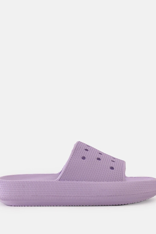 Perforierte Pantoletten „Adonay“ in Lila Perforierte Pantoletten „Adonay“ in Lila