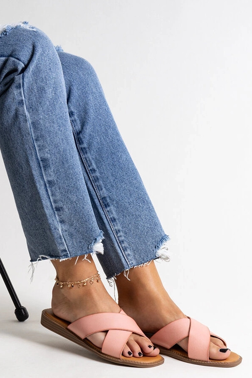 Rosa Flip-Flops aus Ökoleder Klementyna Rosa Flip-Flops aus Ökoleder Klementyna