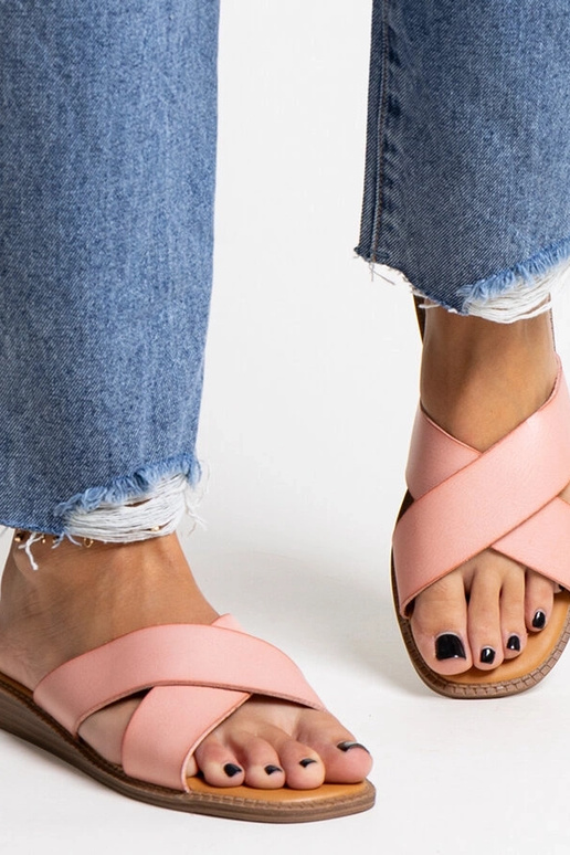 Rosa Flip-Flops aus Ökoleder Klementyna Rosa Flip-Flops aus Ökoleder Klementyna