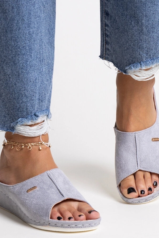 Graue Keilsandalen Semretana Graue Keilsandalen Semretana