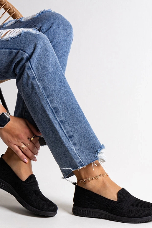 Schwarze Slip-On-Sneakers „Abadly“