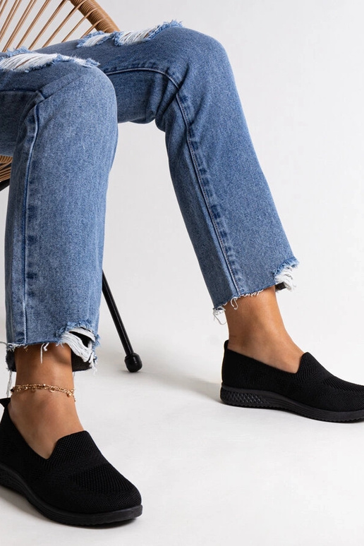 Schwarze Slip-On-Sneakers „Abadly“