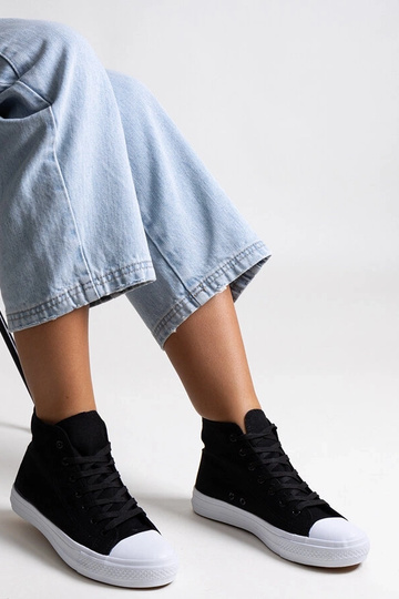 Schwarze Ghanem High-Top-Sneakers 2