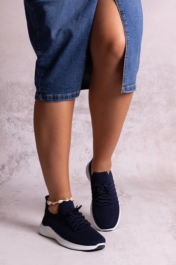 Marineblaue Muaza Sport-Sneaker 2