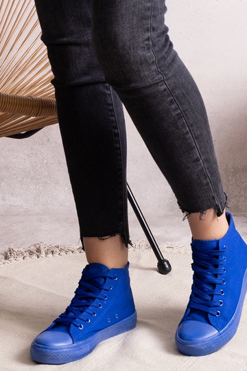 Blaue Rafife High-Top-Sneakers