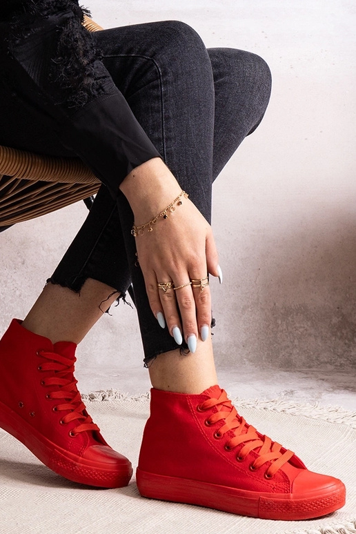 Rote High-Top-Sneakers Rafife Rote High-Top-Sneakers Rafife