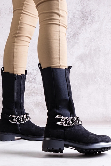 Schwarze Damenstiefeletten...