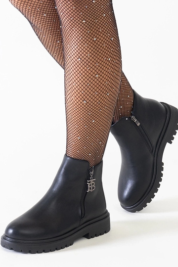 Schwarze Stiefeletten mit... 2