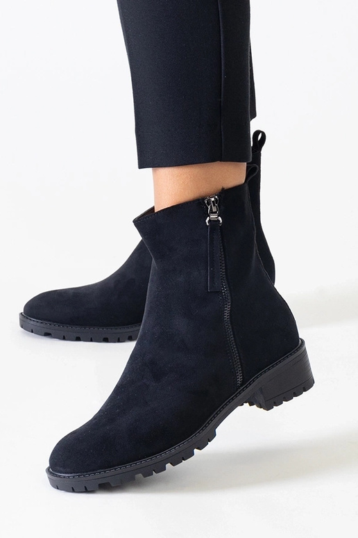 Schwarze High-Platform-Schuhe aus...