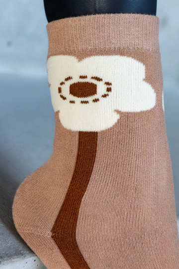 Braune warme Socken Sella