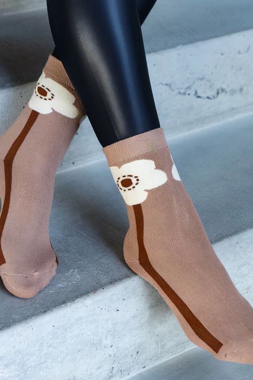 Braune warme Socken Sella Braune warme Socken Sella