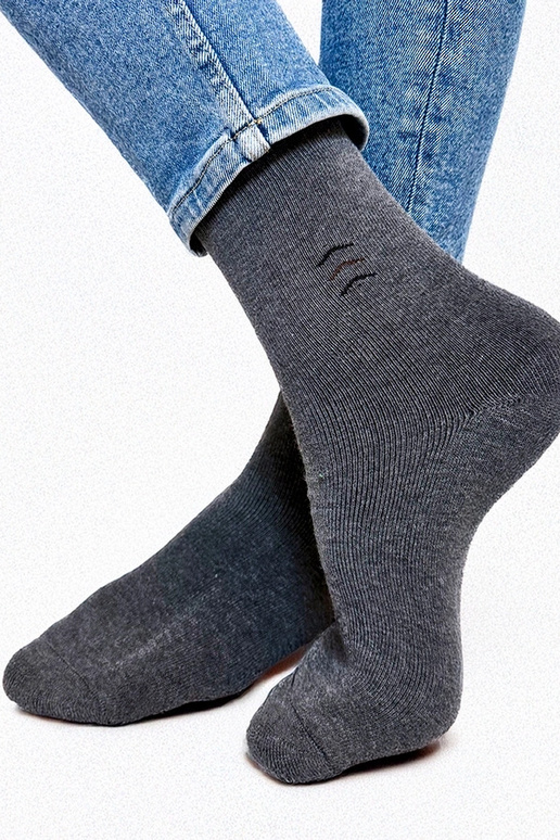 Graue warme Herrensocken Narus Graue warme Herrensocken Narus