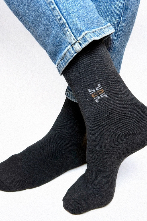 Dunkelgraue warme Herrensocken Narus Dunkelgraue warme Herrensocken Narus
