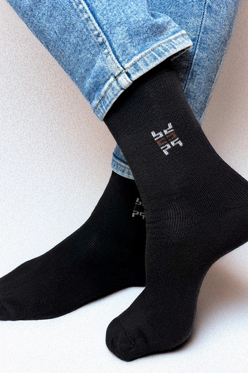 Schwarze warme Herrensocken... 2