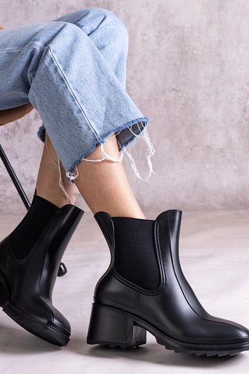 Schwarze Gummistiefel „Surien“