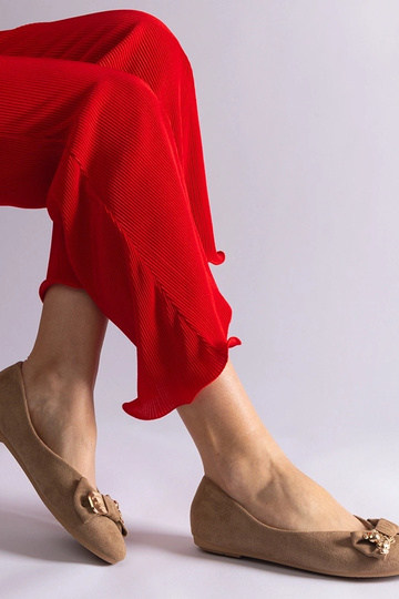 Braune Ballerinas mit...