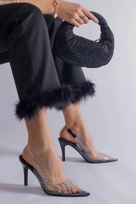 Transparente High Heels mit offener... Transparente High Heels mit offener...