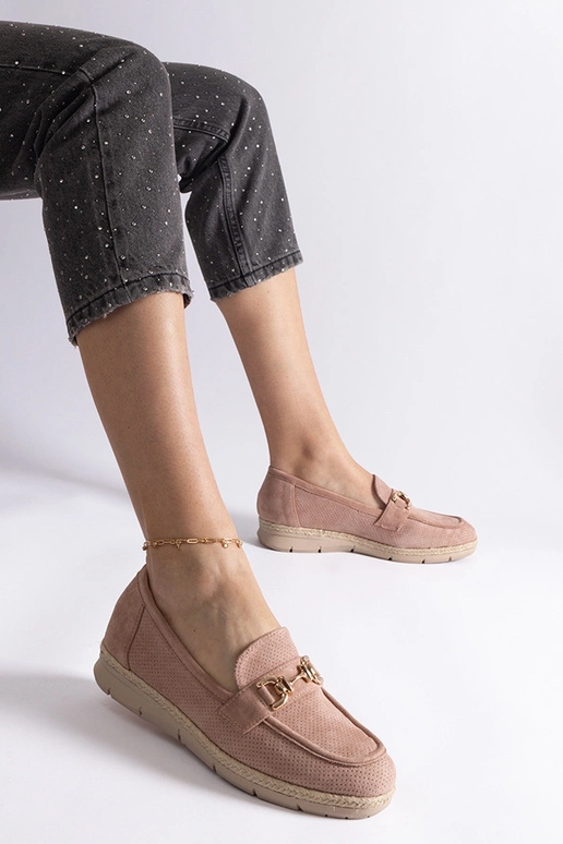 Cremefarbene Damen Schuhe aus...