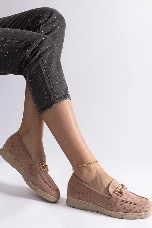 Cremefarbene Damen Schuhe aus...