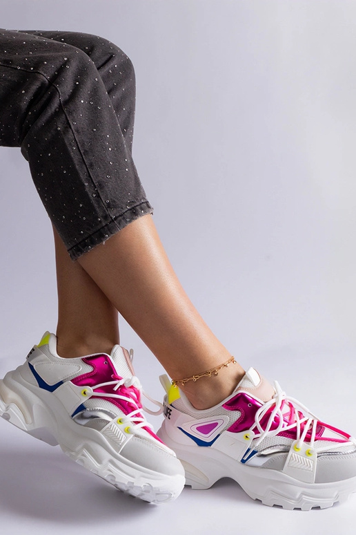 Weiße und rosa Sport-Sneakers „Sulamita“ Weiße und rosa Sport-Sneakers „Sulamita“