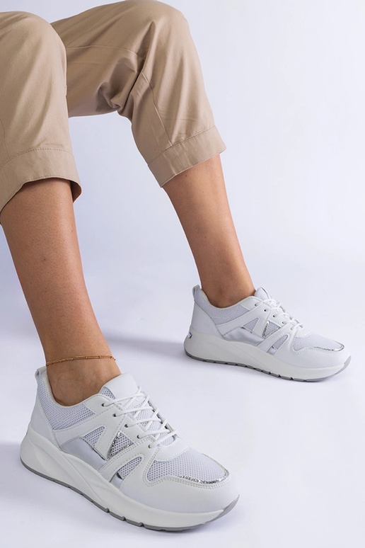 Weiße Sneaker mit dicker Sohle Sierra Weiße Sneaker mit dicker Sohle Sierra