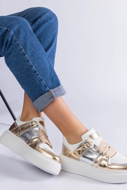 Goldene Sneaker Kimberly mit...