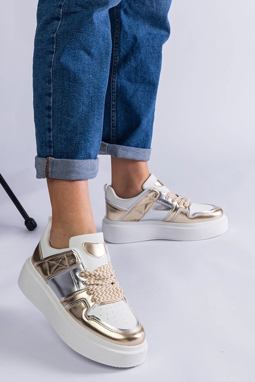 Goldene Sneaker Kimberly mit...