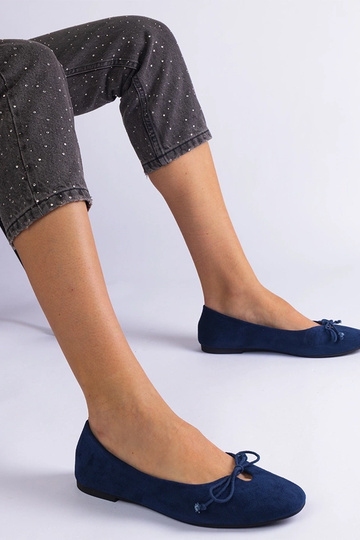 Marineblaue Ballerinas mit... 2