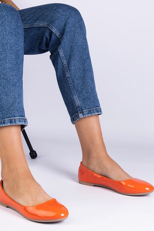 Aurika Ballerinas aus orangefarbenem... Aurika Ballerinas aus orangefarbenem...