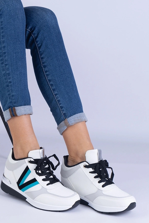 Weiße Damen-Sneakers Ninella mit... Weiße Damen-Sneakers Ninella mit...