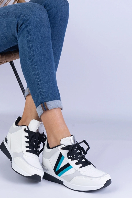 Weiße Damen-Sneakers Ninella mit... Weiße Damen-Sneakers Ninella mit...