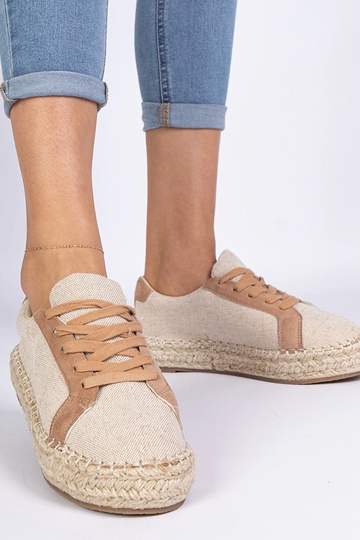 Braune Damen-Espadrilles...
