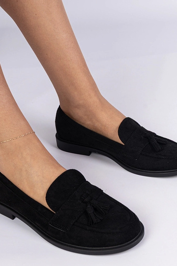 Schwarze Damenmokassins aus... 2