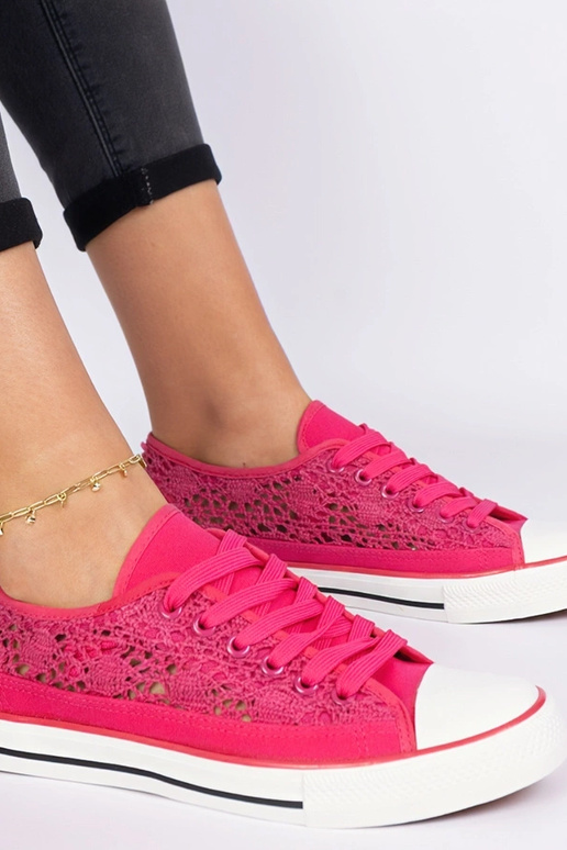 Rosa durchbrochene Damendoppschuhe Saha Rosa durchbrochene Damendoppschuhe Saha