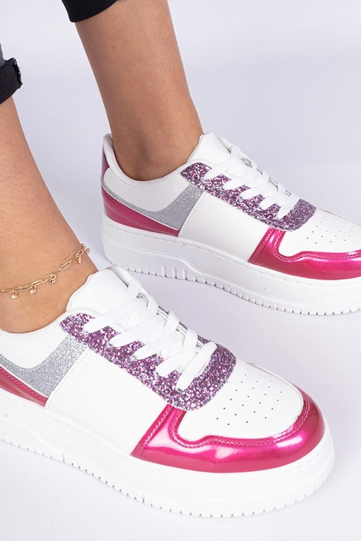 Rosa Damensneaker auf dicker Sohle Dolla Rosa Damensneaker auf dicker Sohle Dolla